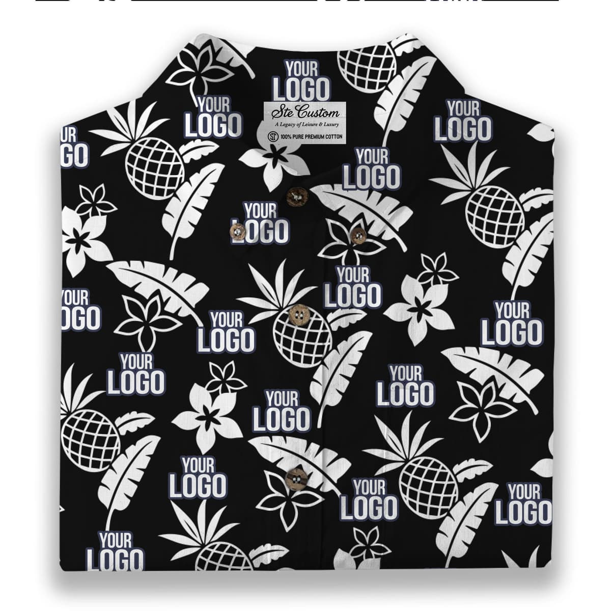 Midnight Tropic – Premium Cotton Long Sleeve Shirt 8