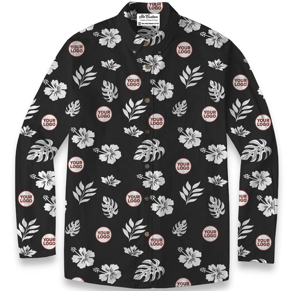 Heritage Tropic – Custom Premium Cotton Long Sleeve Shirt 1