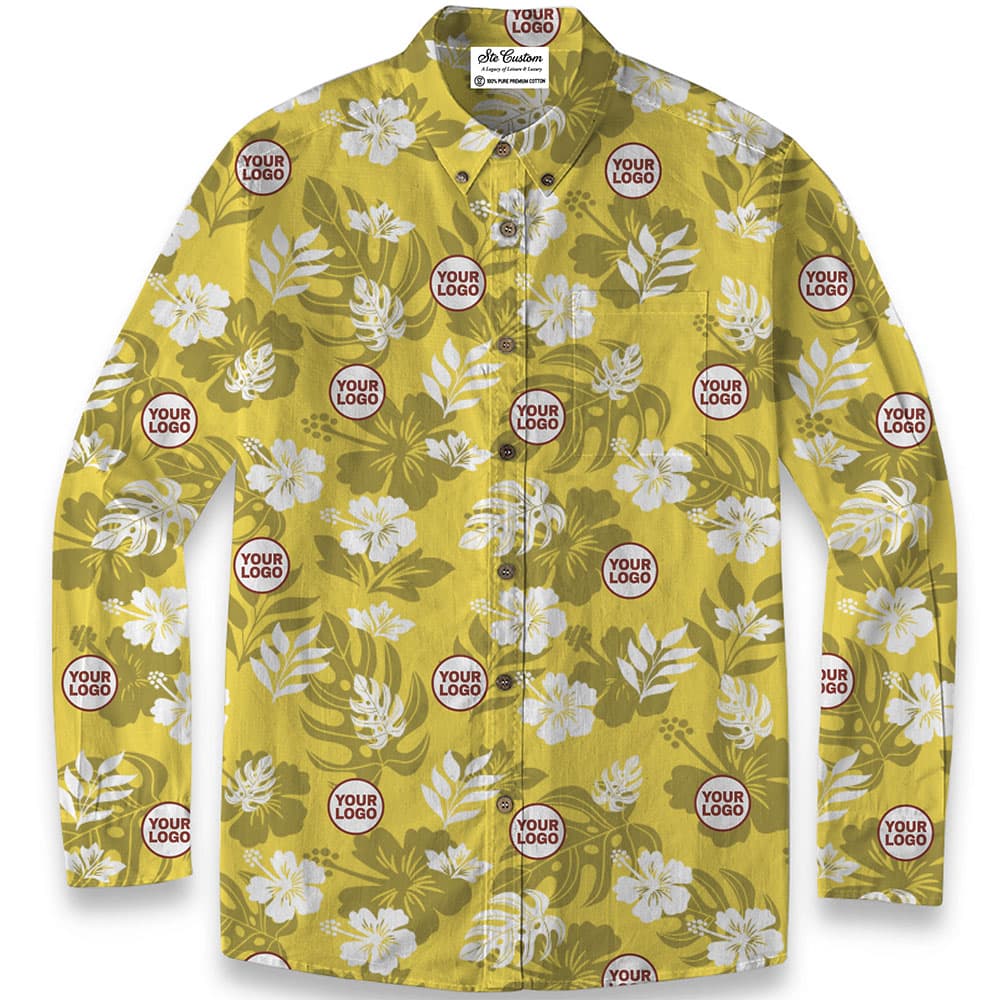 Heritage Tropic – Custom Premium Cotton Long Sleeve Shirt 3