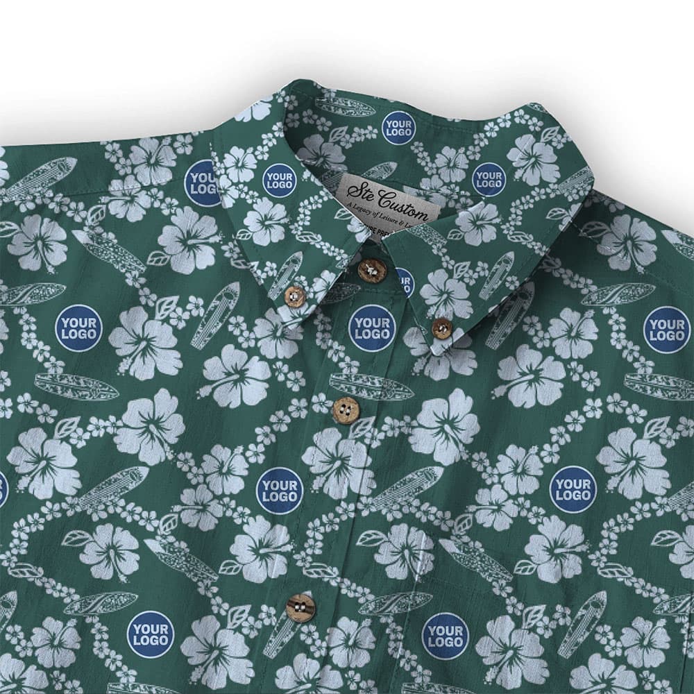 Ste™ Botanical Heritage Custom Premium Hawaiian LS Shirt 22